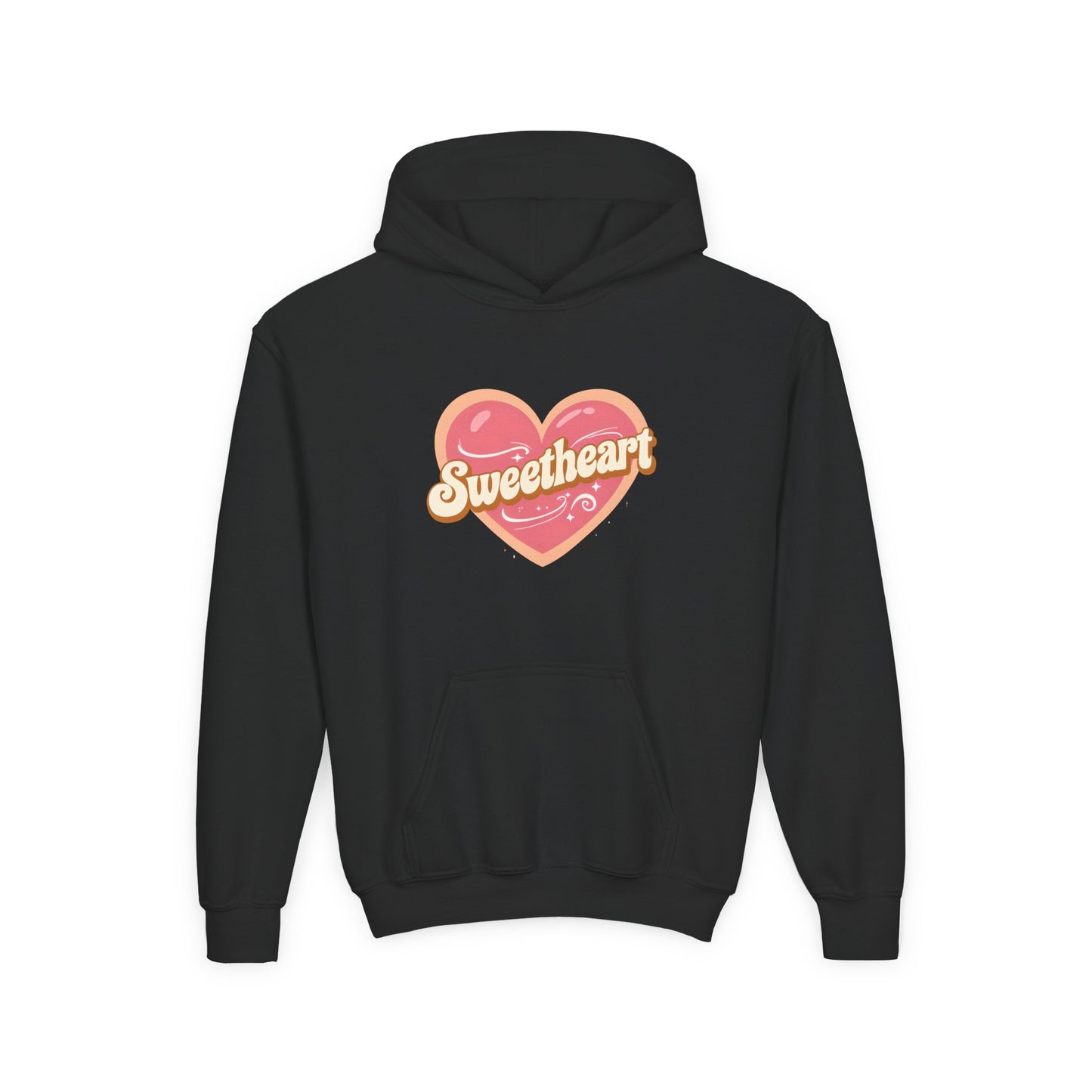 Sweetheart Heart Graphic Hoodie | Youth sweatshirt