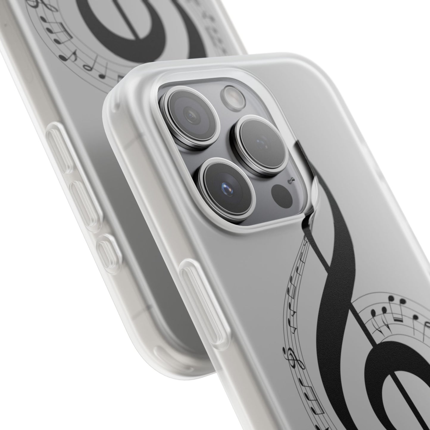 Phone Case — Musical Treble Clef Design