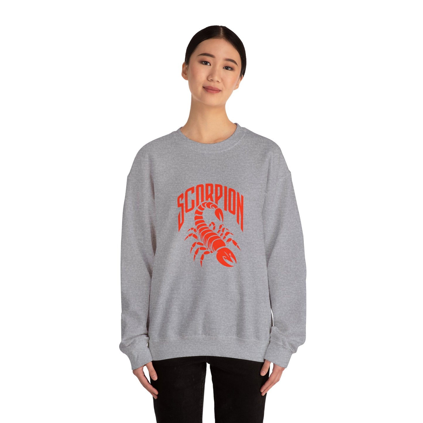 Scorpion Graphic Sweatshirt — Bold Zodiac Scorpion Crewneck