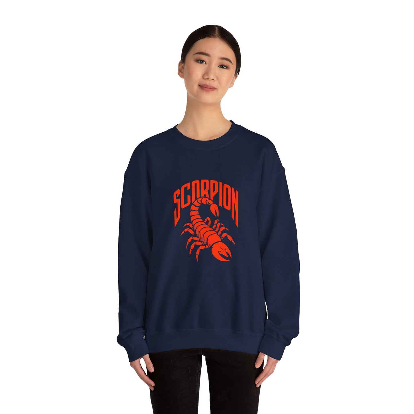 Scorpion Graphic Sweatshirt — Bold Zodiac Scorpion Crewneck