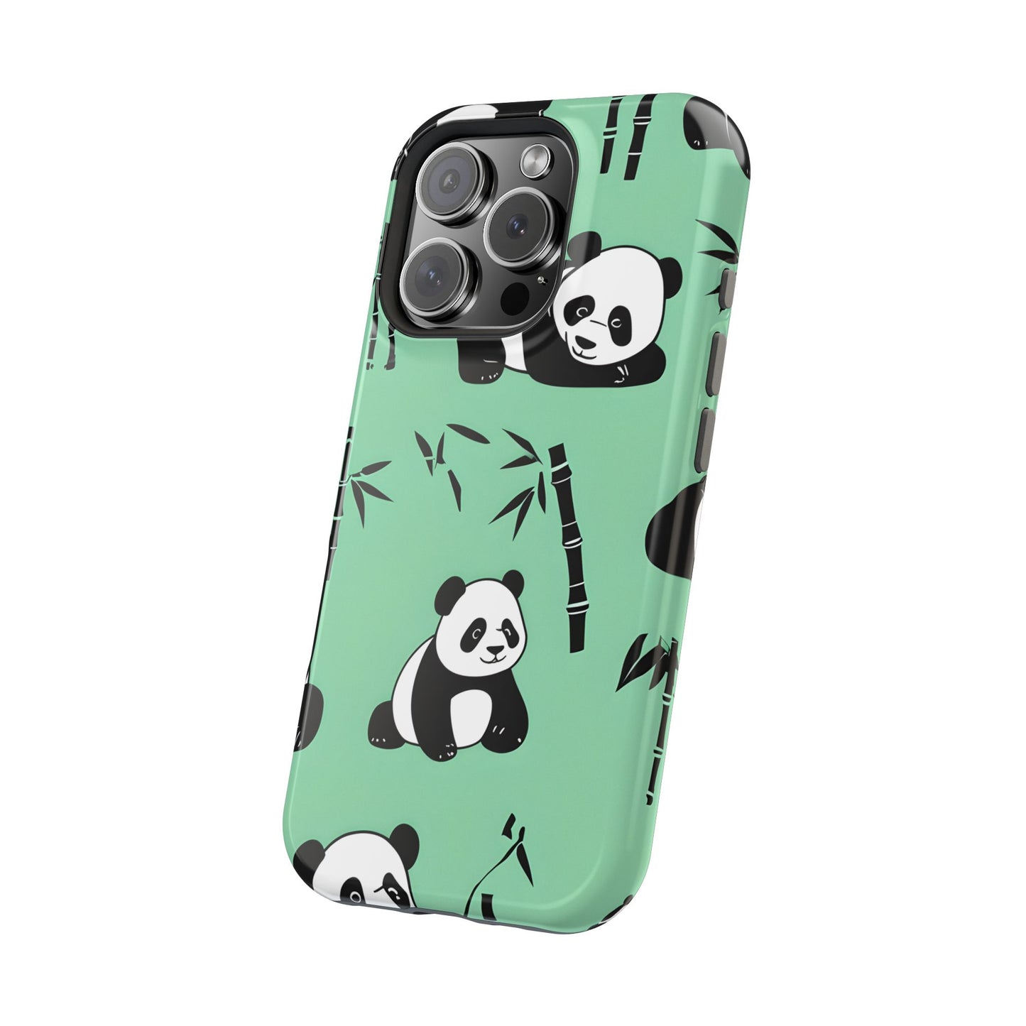Panda Bamboo Magnetic Impact-Resistant Phone Case