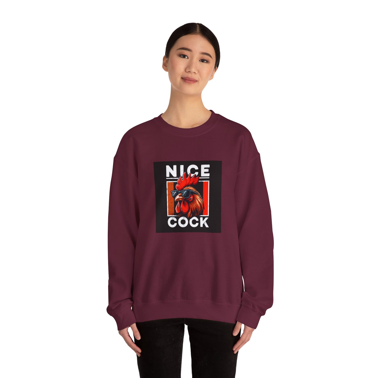 Nice Cock Rooster Crewneck Sweatshirt