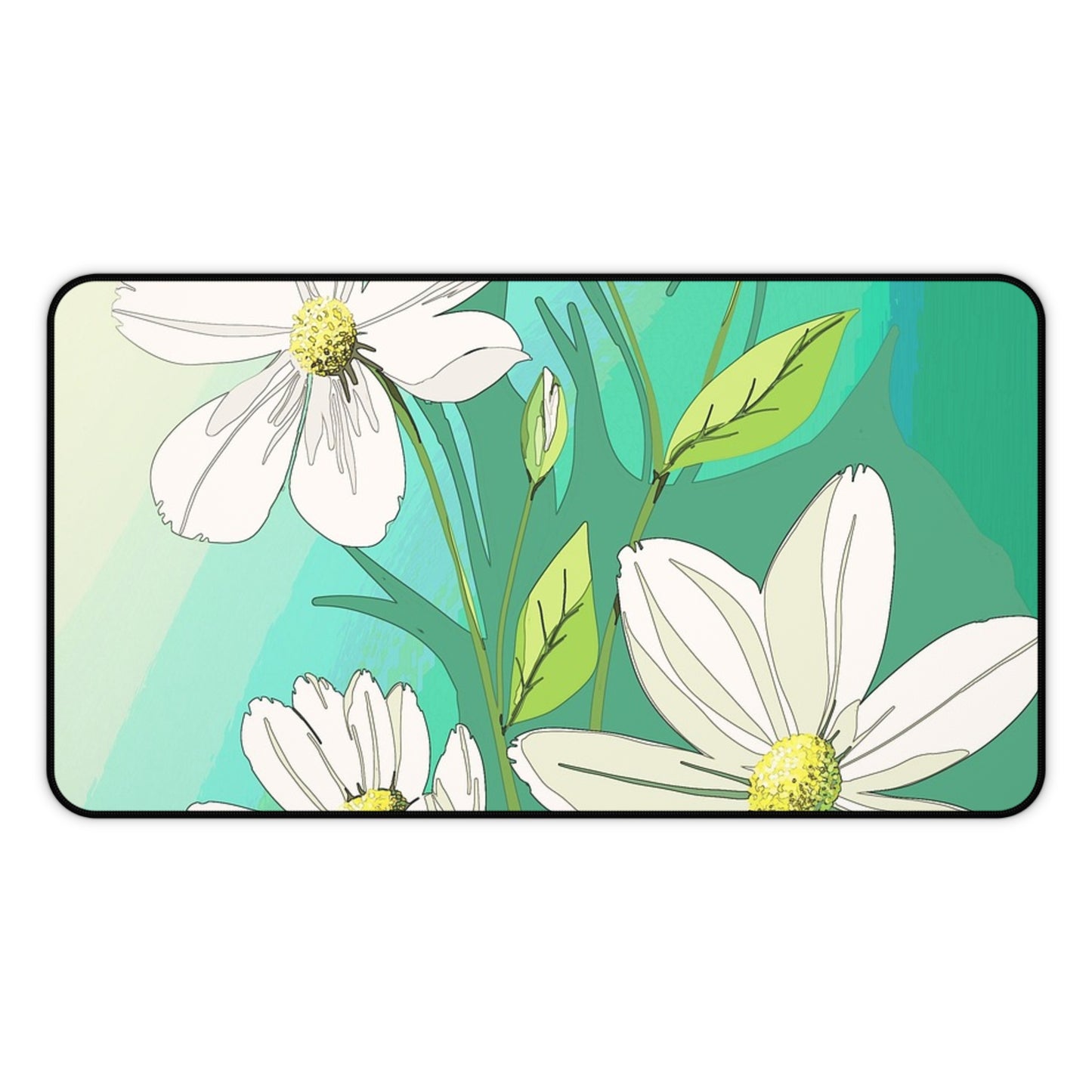 Floral Desk Mat - Elegant Workspace Décor, Office Accessories, Gift for Her, Home Office Decor, Teacher Supplies, Eco-Friendly Mat