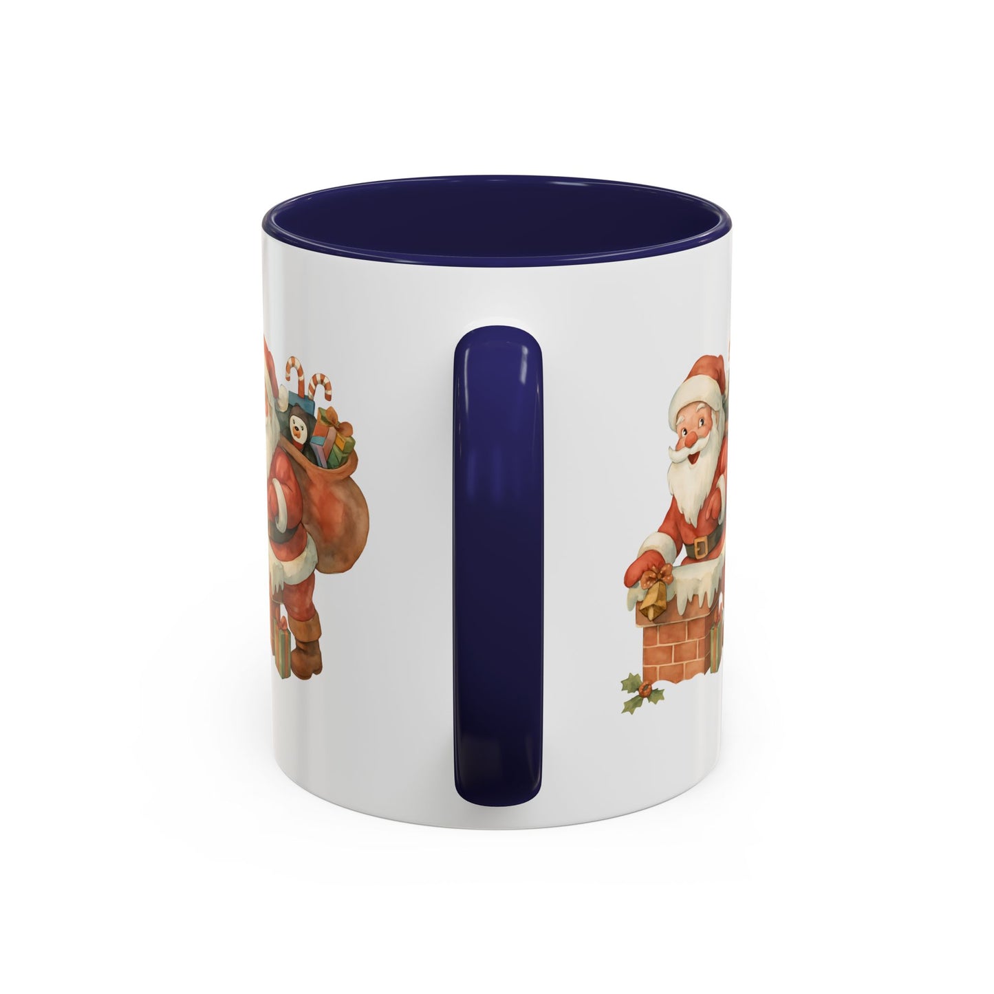 Festive Santa Coffee Mug, Holiday Gift, Christmas Decorations, Cozy Kitchen, Unique Mug, Santa-Themed Drinkware