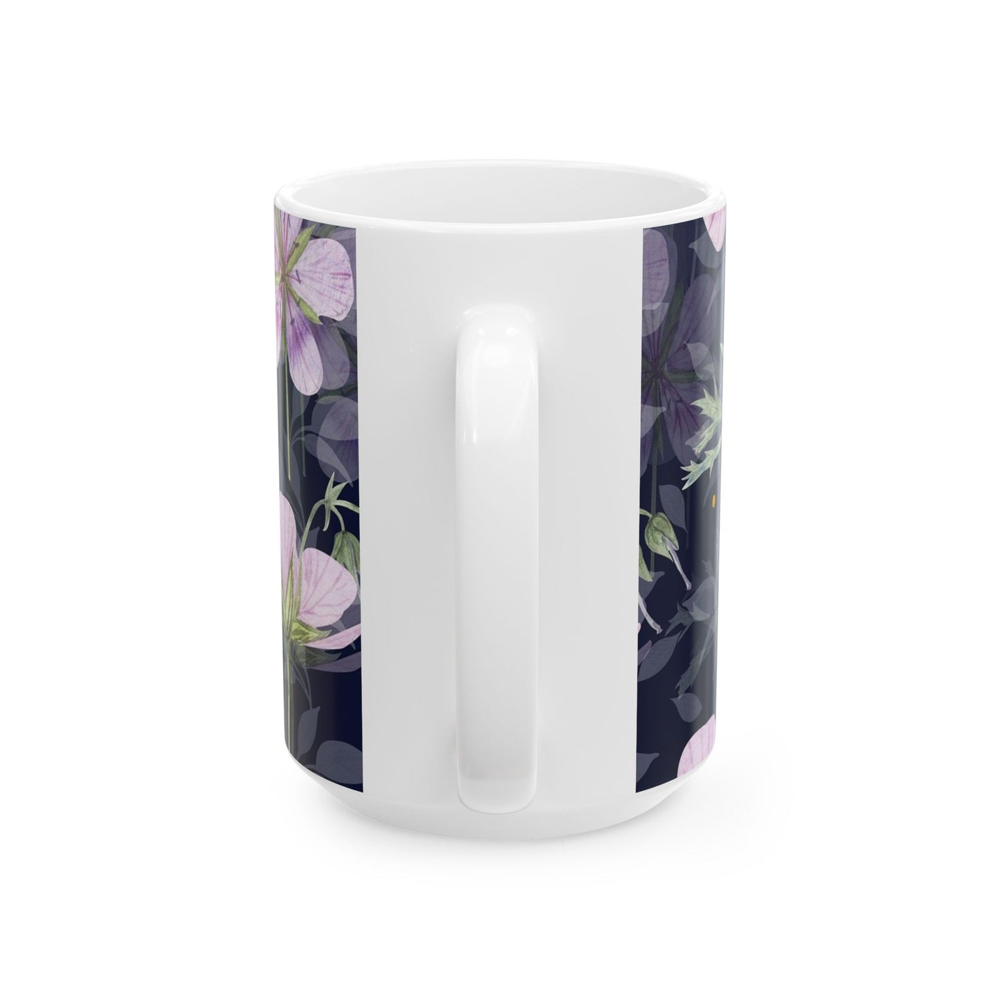 Floral Bliss Ceramic Mug | 11oz & 15oz | Coffee Lover Gift | Nature-Inspired Drinkware | Floral Decor | Mother's Day Gift