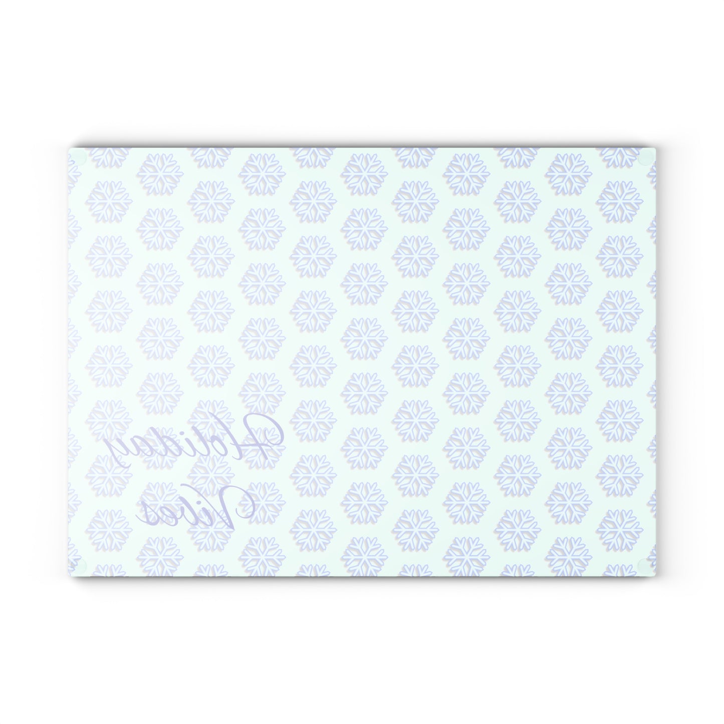 Holiday Vibes Glass Cutting Board | Festive Kitchen Decor, Holiday Gift, Home Cooking Accessory, Unique Culinary Gift, Seasonal Kitchenware