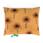 Warm Floral Pet Bed for Cozy Days, Dog Bed, Cat Bed, Housewarming Gift, Decorative Pet Decor, Pet Comfort, Spring Vibes