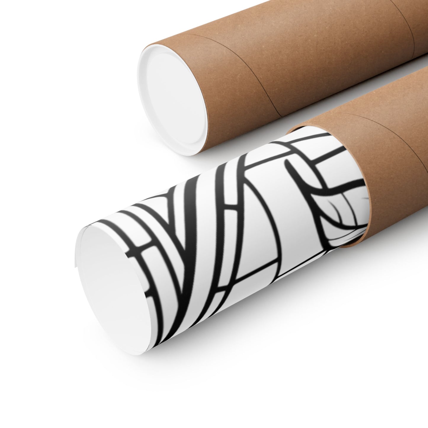 Rose Stained-Glass Matte Poster — Vintage Floral Wall Art DIY