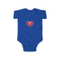 Infant Bodysuit — Watercolor Heart Baby Onesie (Valentine’s Day Newborn Gift)