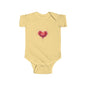 Infant Bodysuit — Watercolor Heart Baby Onesie (Valentine’s Day Newborn Gift)