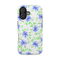 Floral Blue Watercolor Phone Case — Magnetic Impact-Resistant