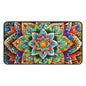 Mandala Stained-Glass Desk Mat — Colorful Boho Mouse Pad for Home Office
