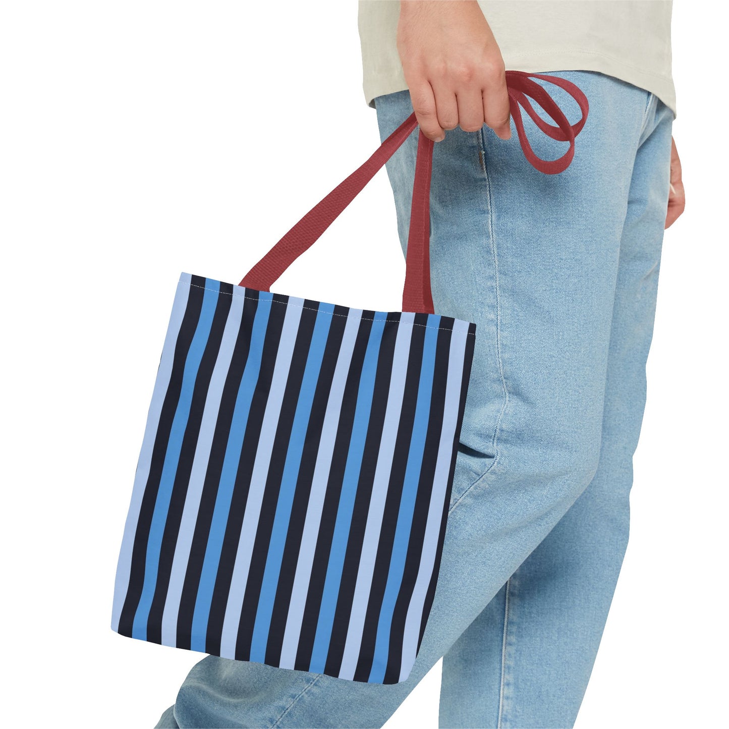 Stylish Striped Tote Bag, Beach Bag, Shopping Tote, Everyday Carryall, Reusable Grocery Bag, Gift for Her