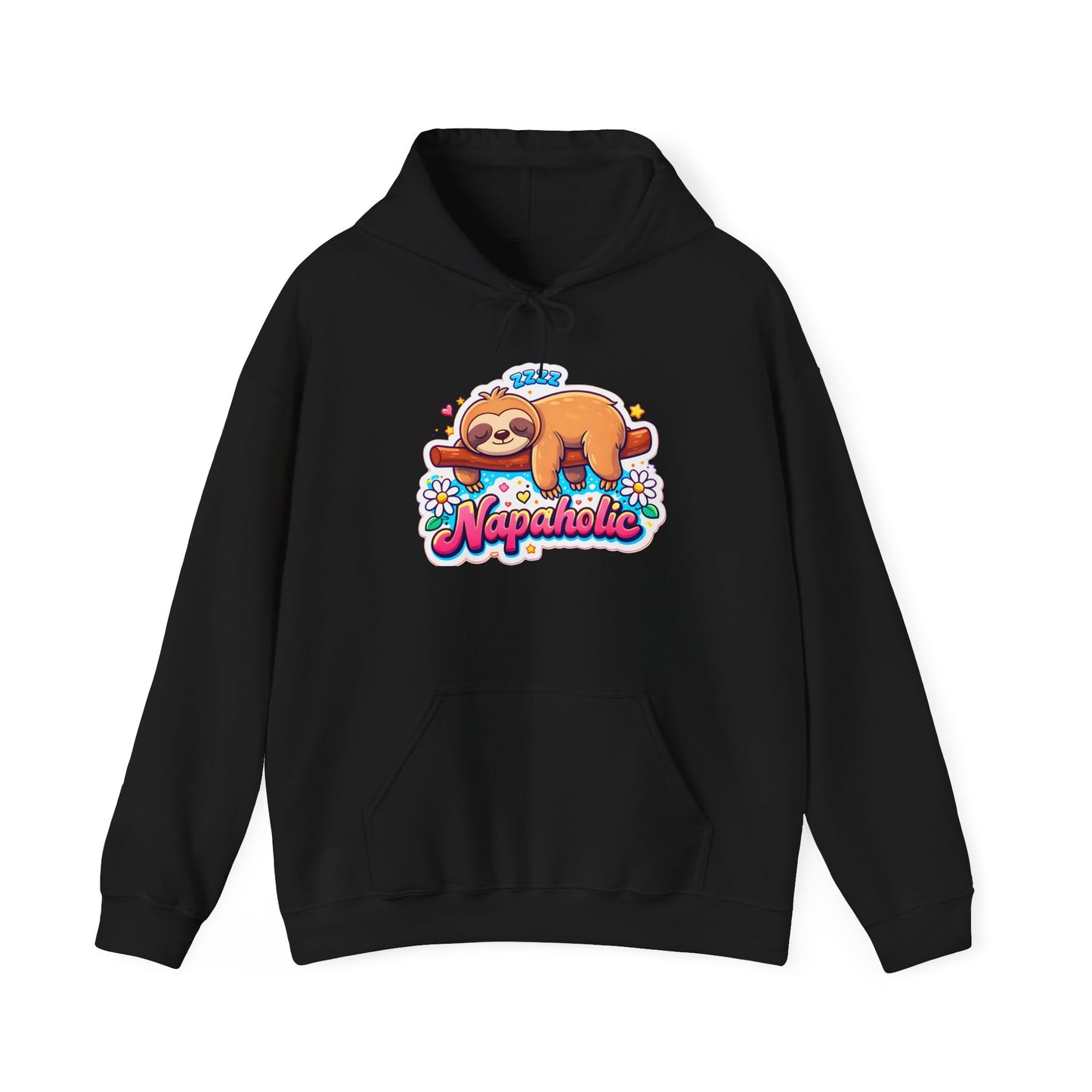 Napaholic Sloth Hoodie — Cute Sleepy Sloth Graphic Sweatshirt