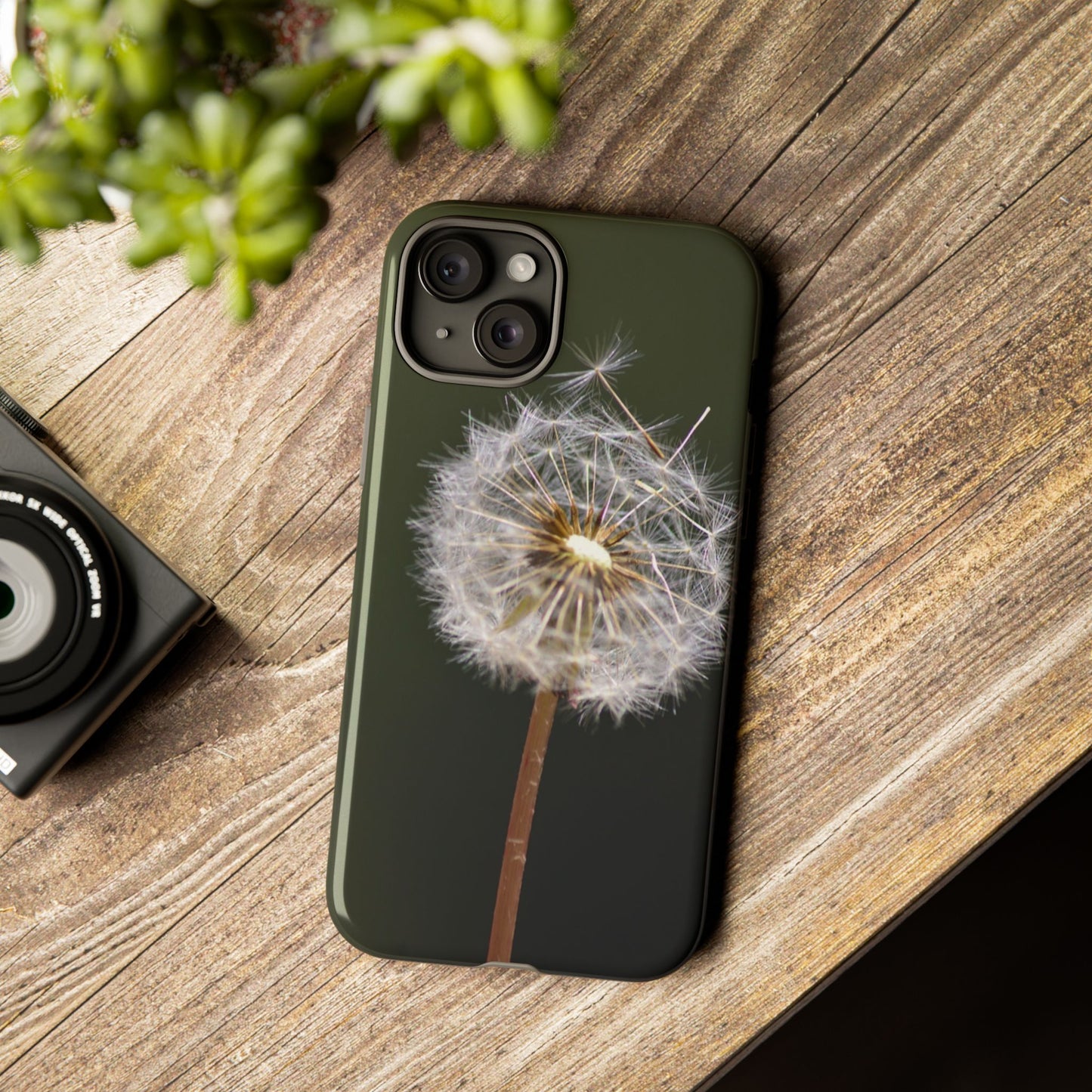 Dandelion Photo Tough Case — Protective Floral Phone Cover