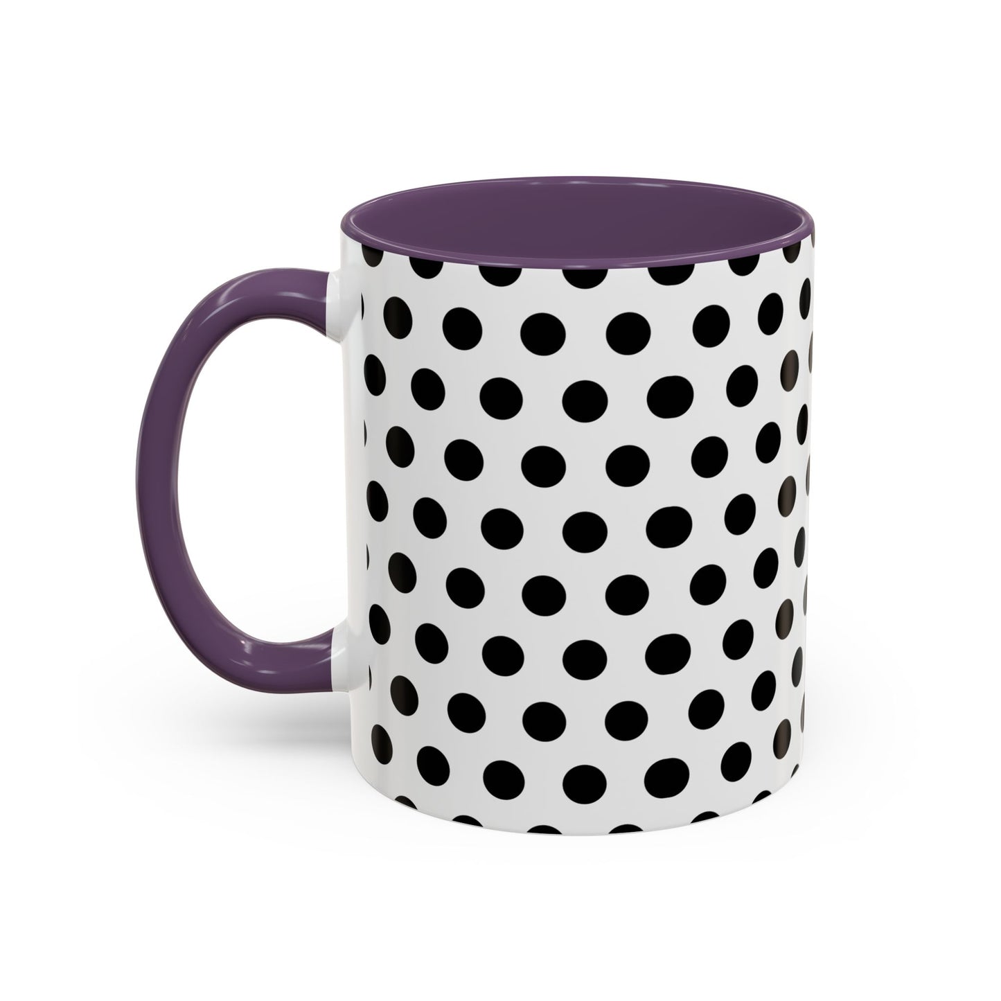 Elegant Polka Dot Mug - Stylish Coffee Cup for Home, Office, Gift for Birthdays, Anniversaries, Holidays, Unique Drinkware