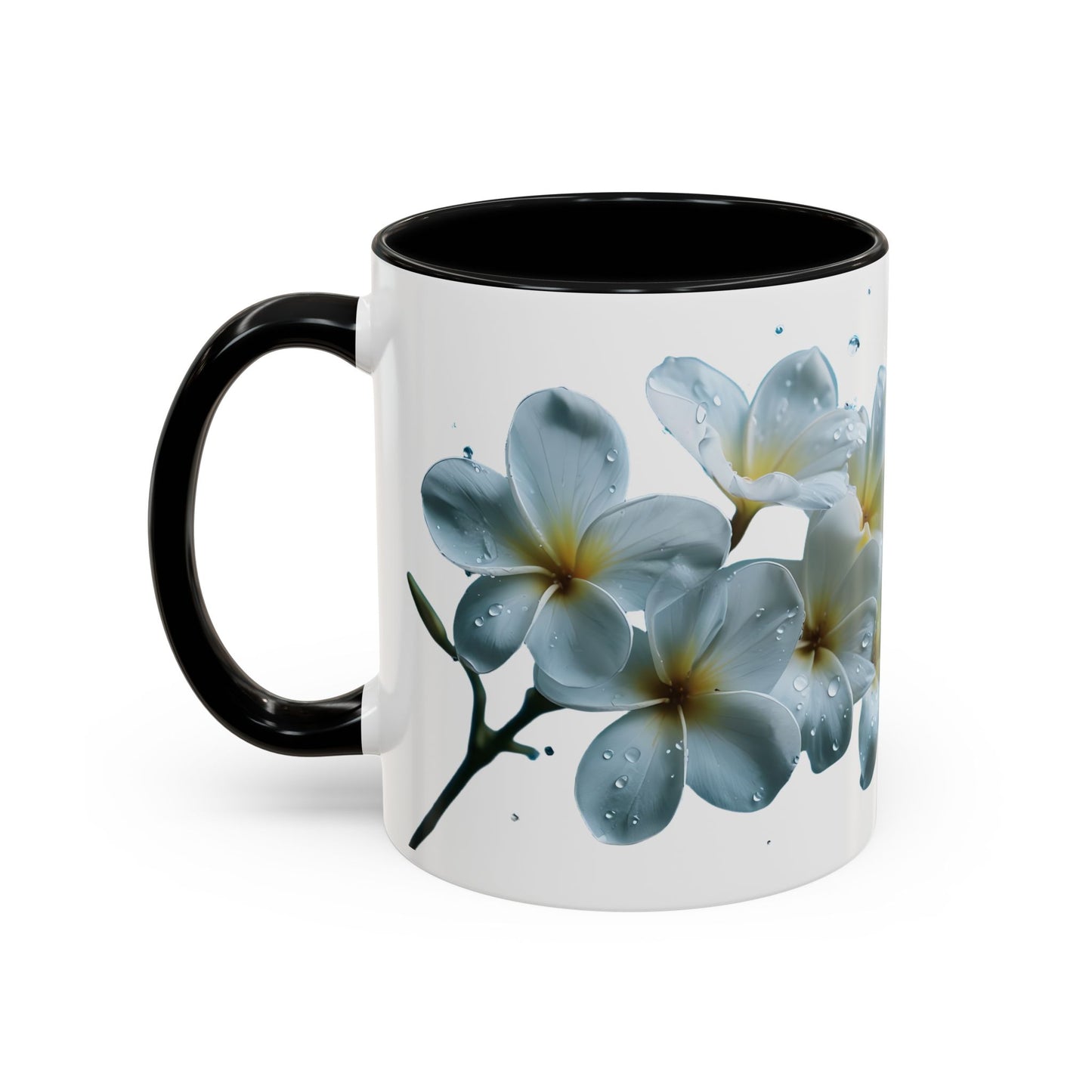 Floral Accent Coffee Mug