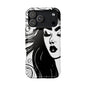 Artistic Black & White Portrait Phone Case — Magnetic Impact-Resistant