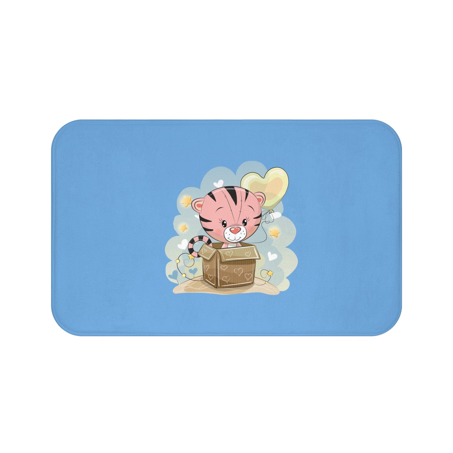 Cute Tiger Bath Mat  Kid's Bathroom Decor, Nursery Mat