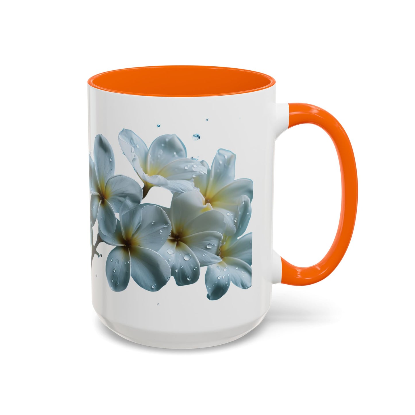 Floral Accent Coffee Mug