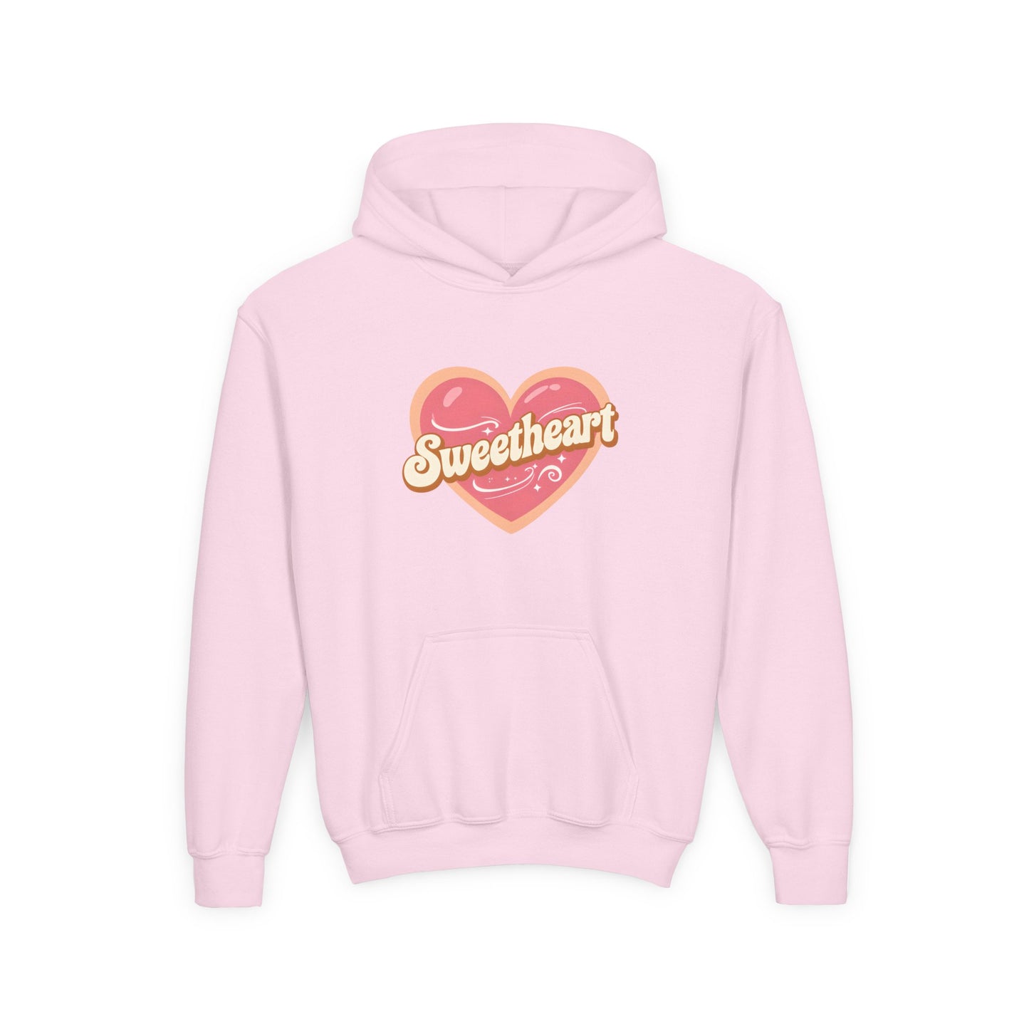 Sweetheart Heart Graphic Hoodie | Youth sweatshirt