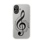 Phone Case — Musical Treble Clef Design