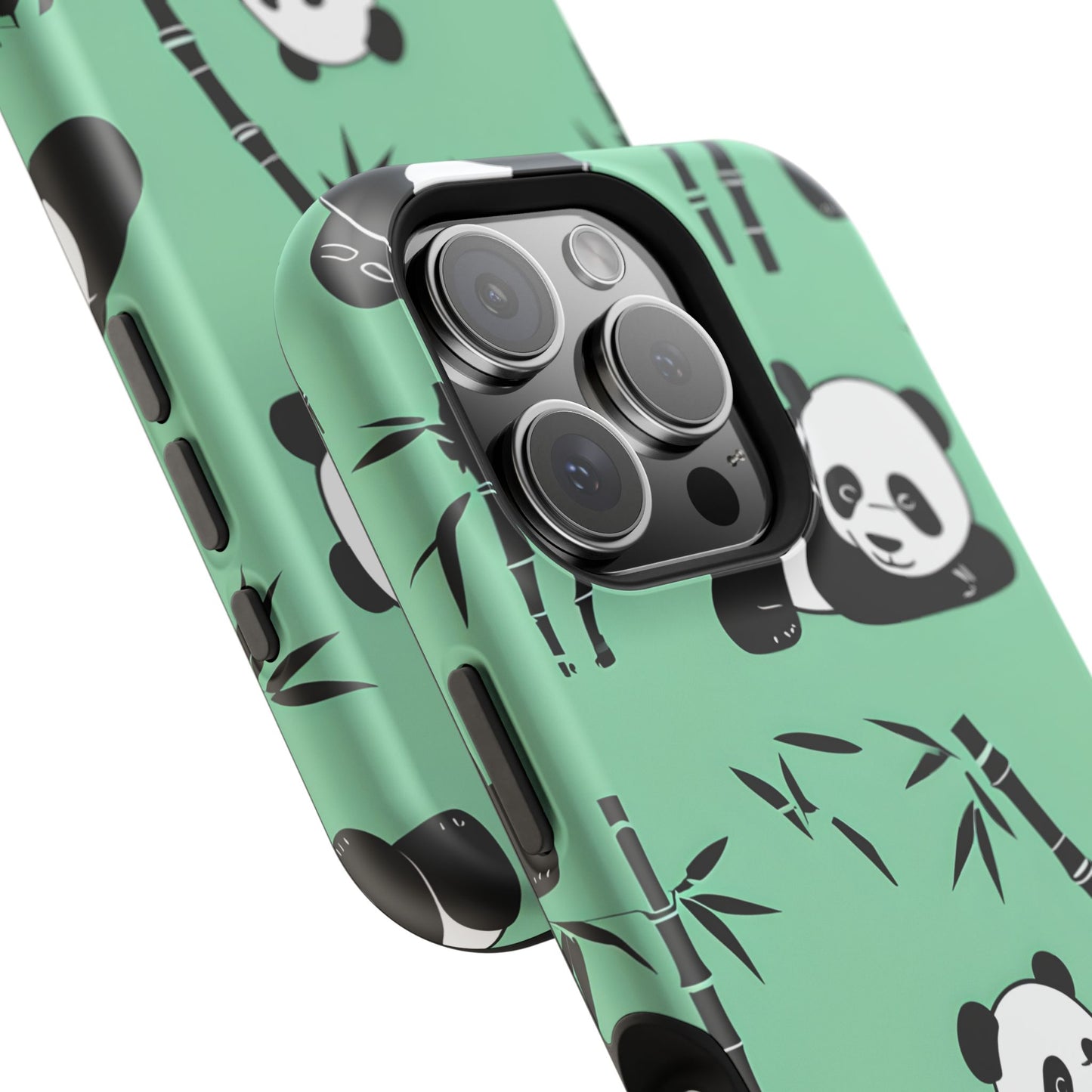 Panda Bamboo Magnetic Impact-Resistant Phone Case