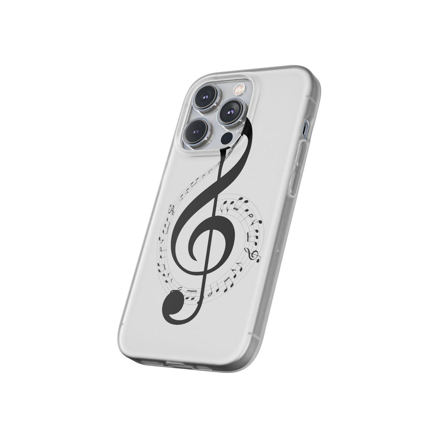 Phone Case — Musical Treble Clef Design