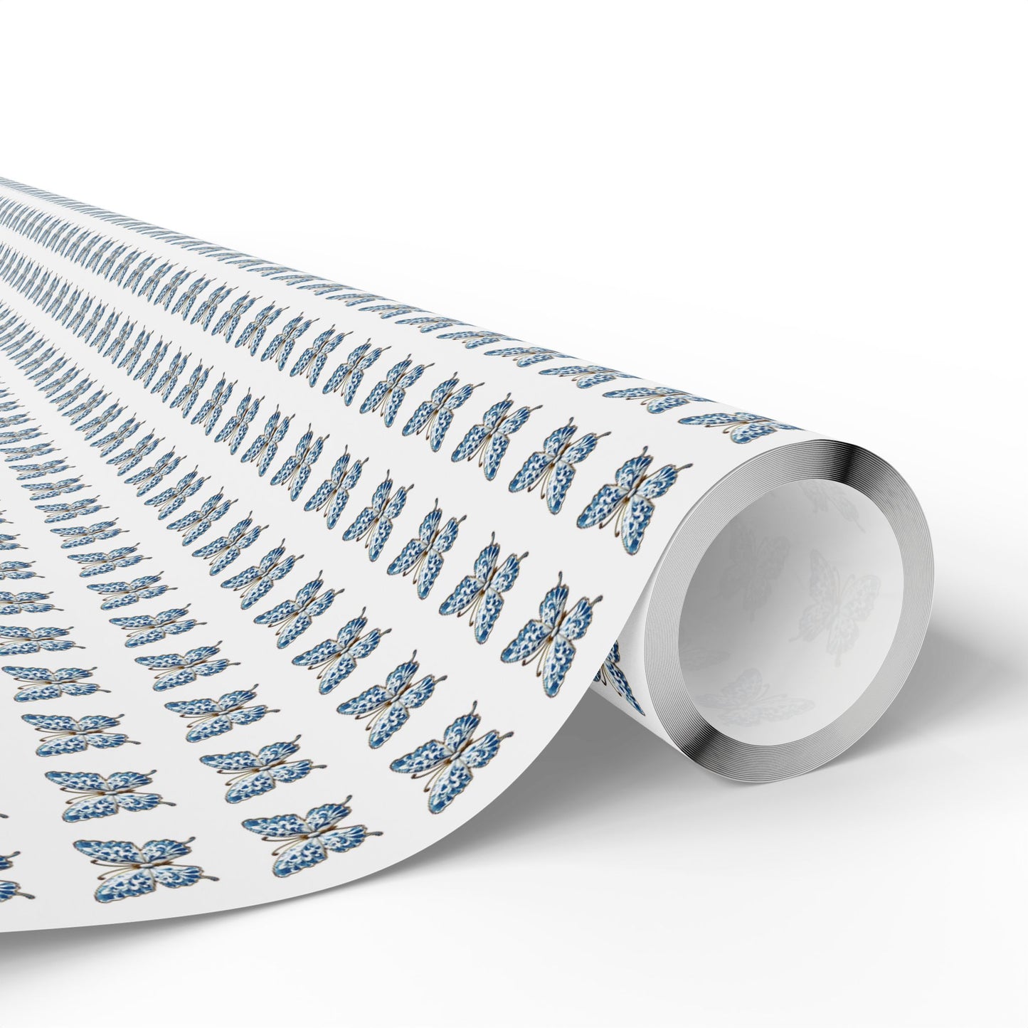 Easter Bunny Pattern Wrapping Paper Roll – Cute Blue Bunny Gift Wrap for Kids, Baby Showers & Spring Holidays