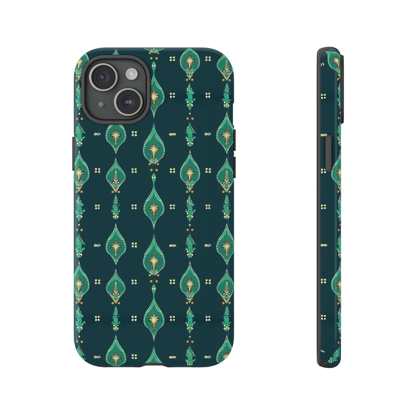 Emerald Boho Teardrop Phone Case
