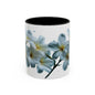 Floral Accent Coffee Mug