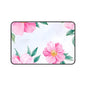 Pink Floral Desk Mat — Blossom Mouse Pad for Desk Decor