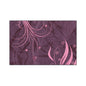 Floral Swirl Heavy-Duty Floor Mat — Pink Abstract Entry Rug