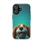 Happy Dog Phone Case — Cute Cartoon Puppy Protective Phone Cover