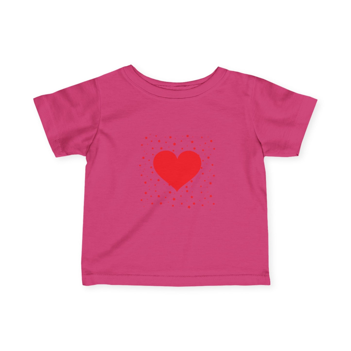 Infant Tee – Red Heart Confetti Baby Shirt