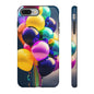 Colorful Balloon Tough Phone Case — Vibrant Party Balloons Protective Cover