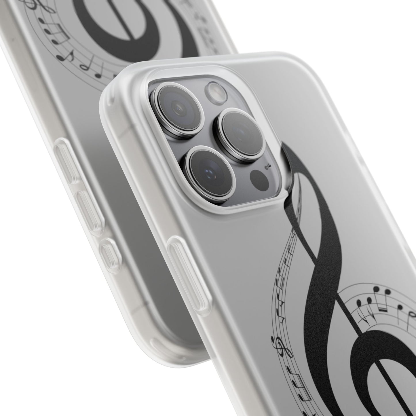 Phone Case — Musical Treble Clef Design