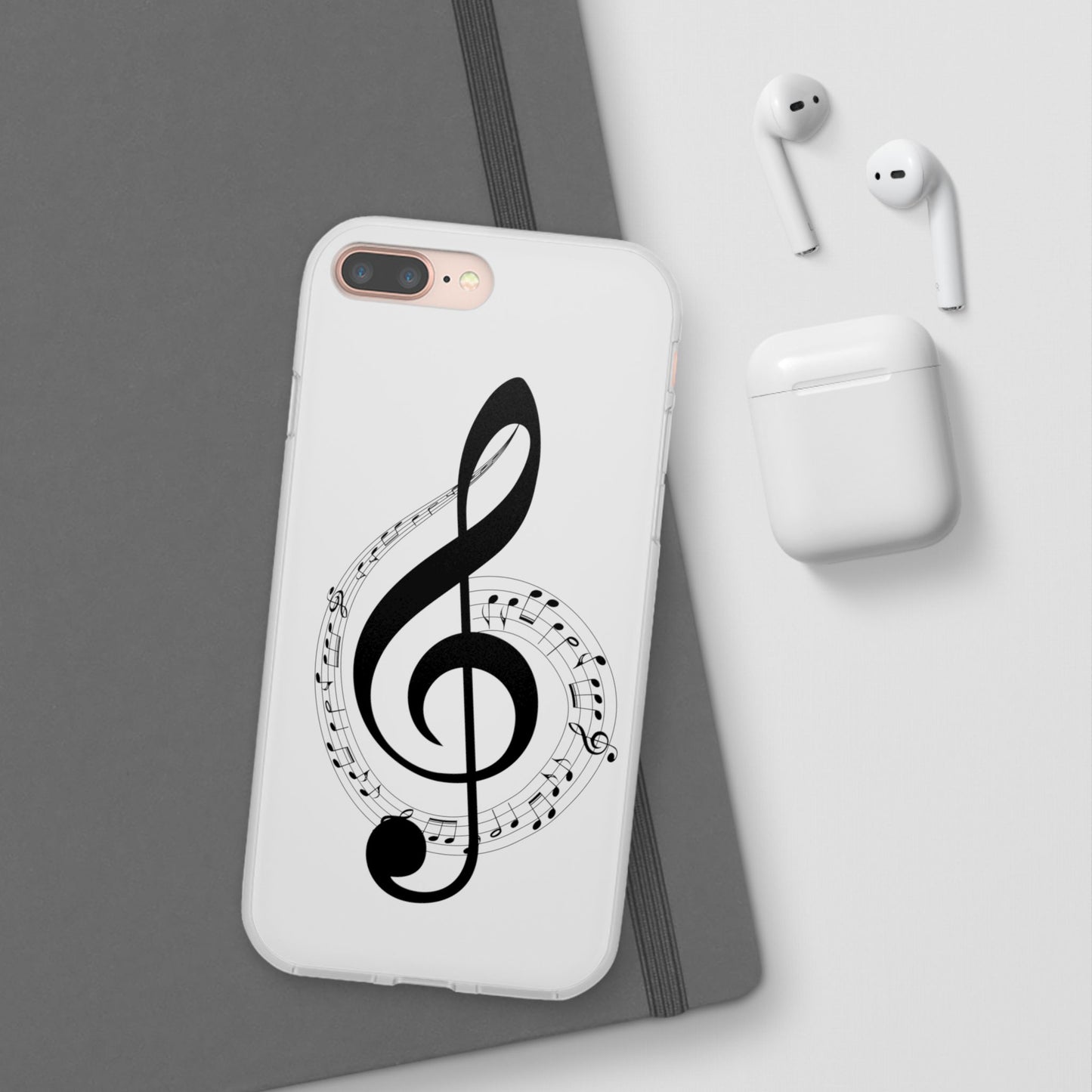 Phone Case — Musical Treble Clef Design