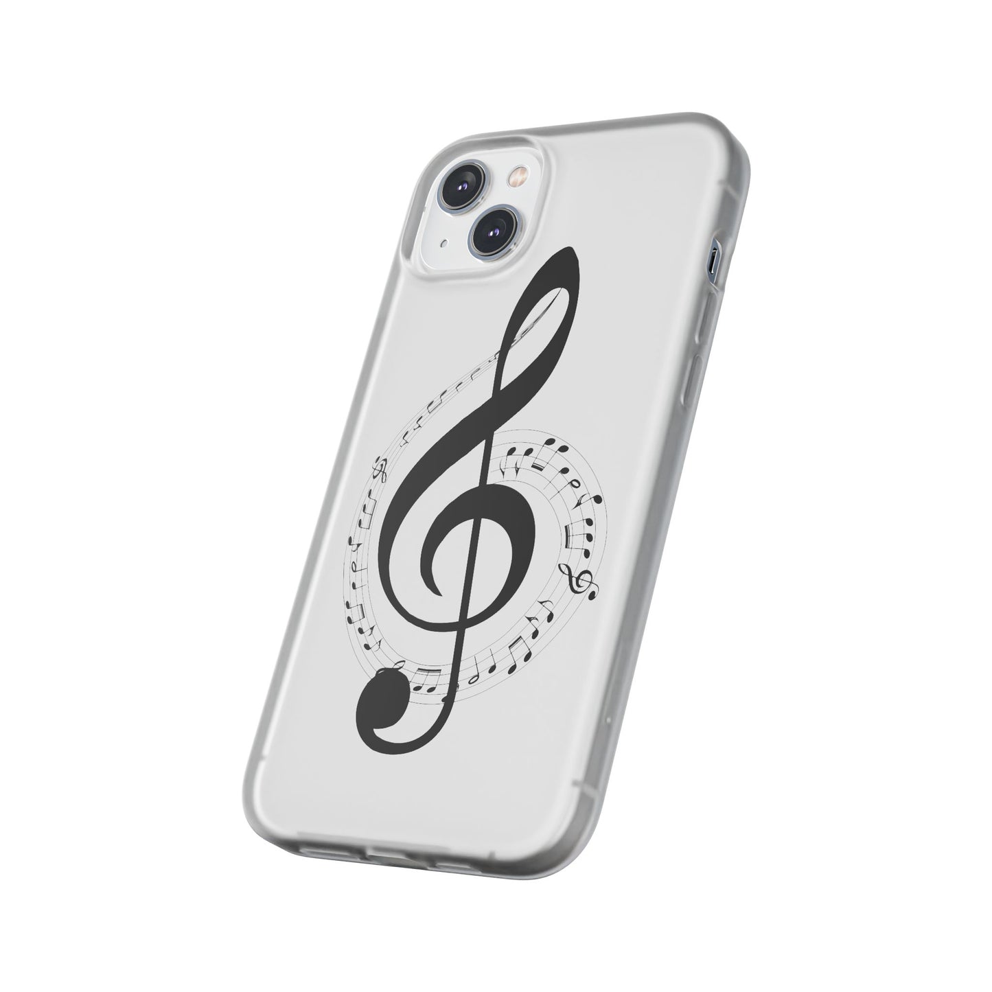 Phone Case — Musical Treble Clef Design