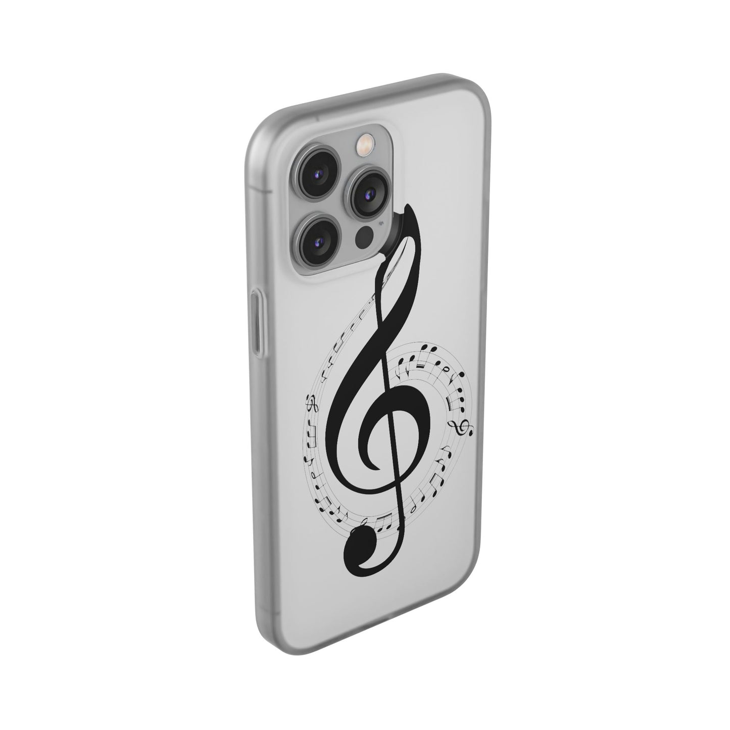 Phone Case — Musical Treble Clef Design