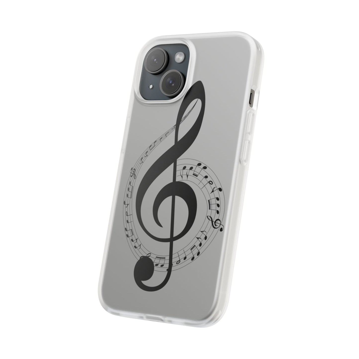Phone Case — Musical Treble Clef Design