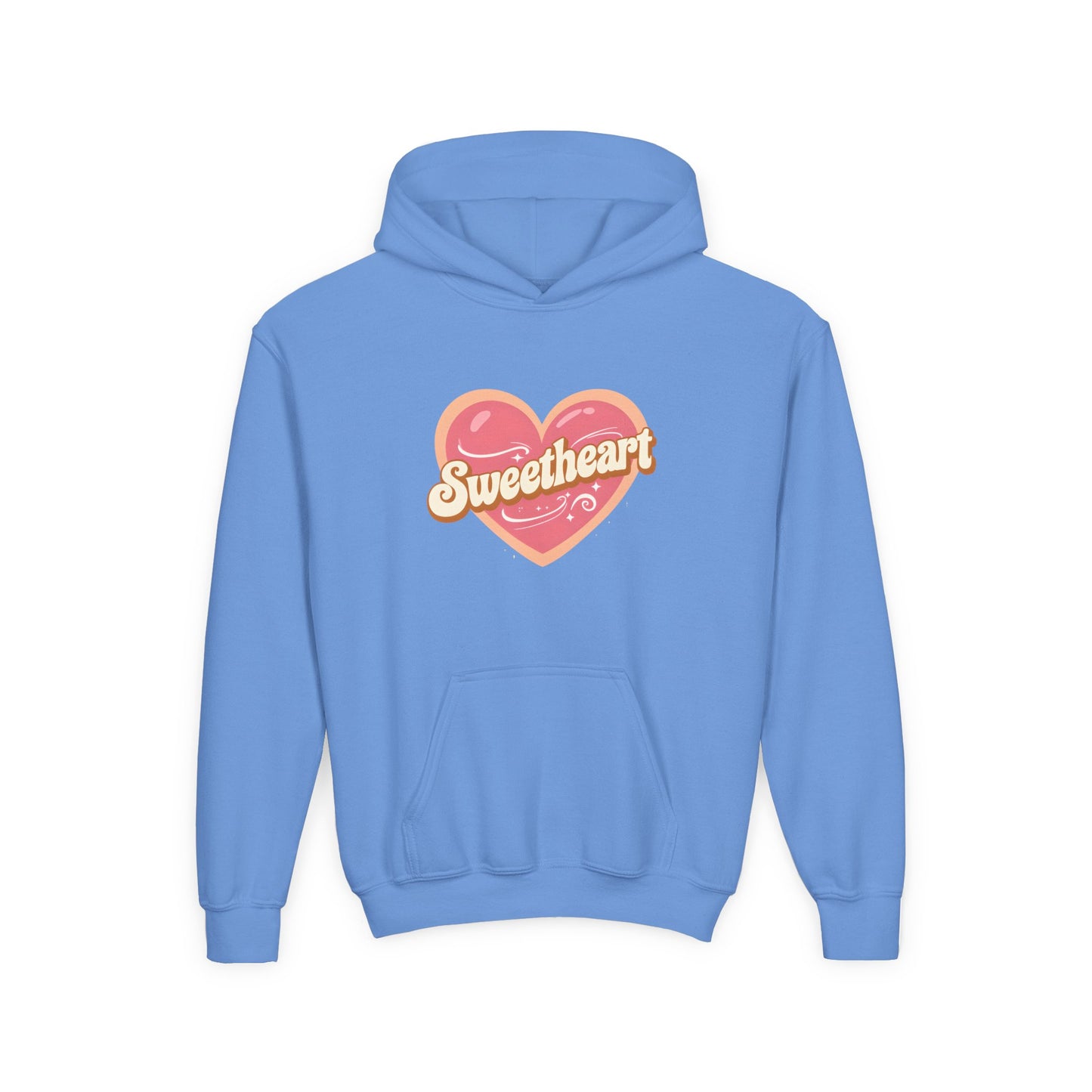 Sweetheart Heart Graphic Hoodie | Youth sweatshirt