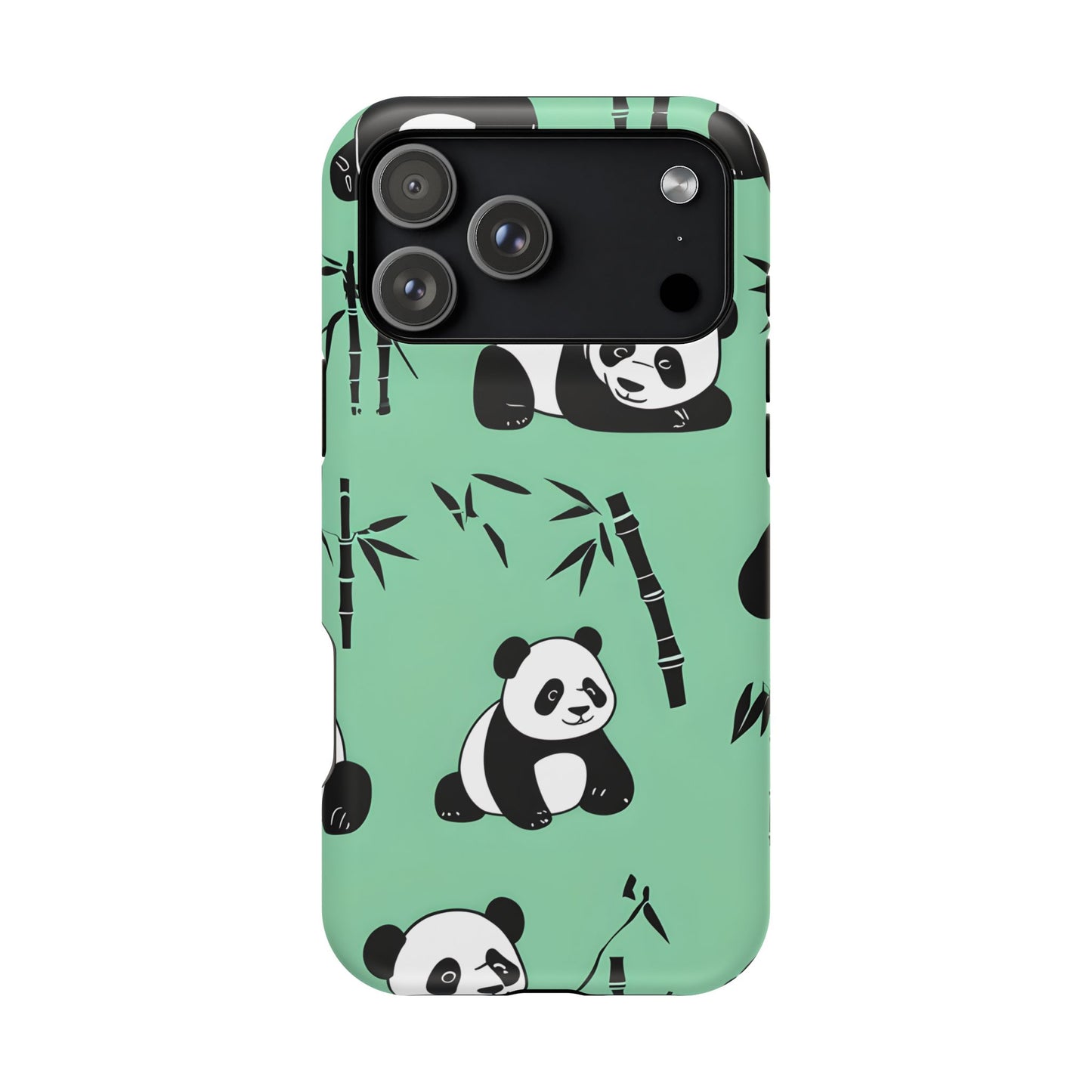 Panda Bamboo Magnetic Impact-Resistant Phone Case