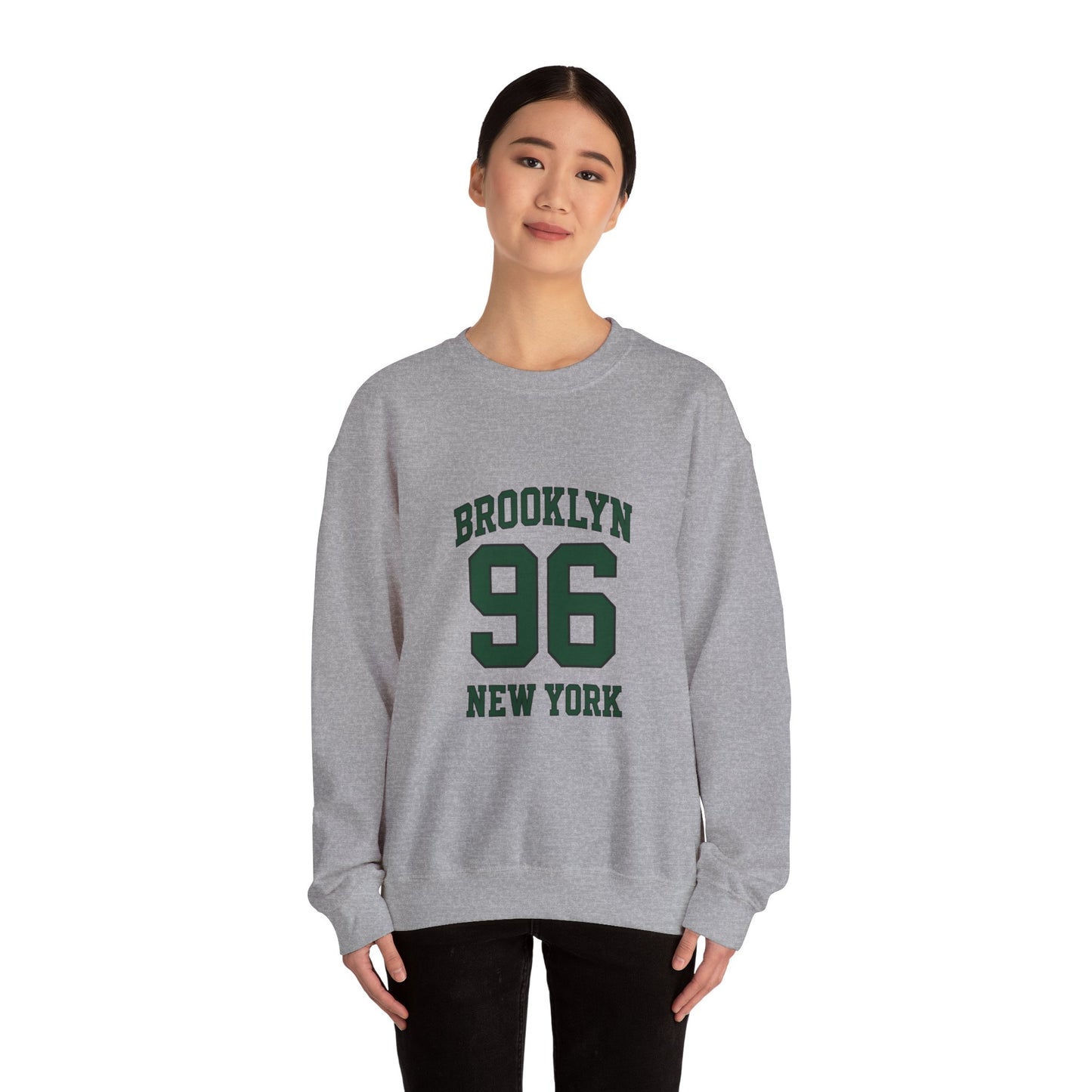 Crewneck Sweatshirt - Brooklyn 96 New York Vintage Athletic Pullover