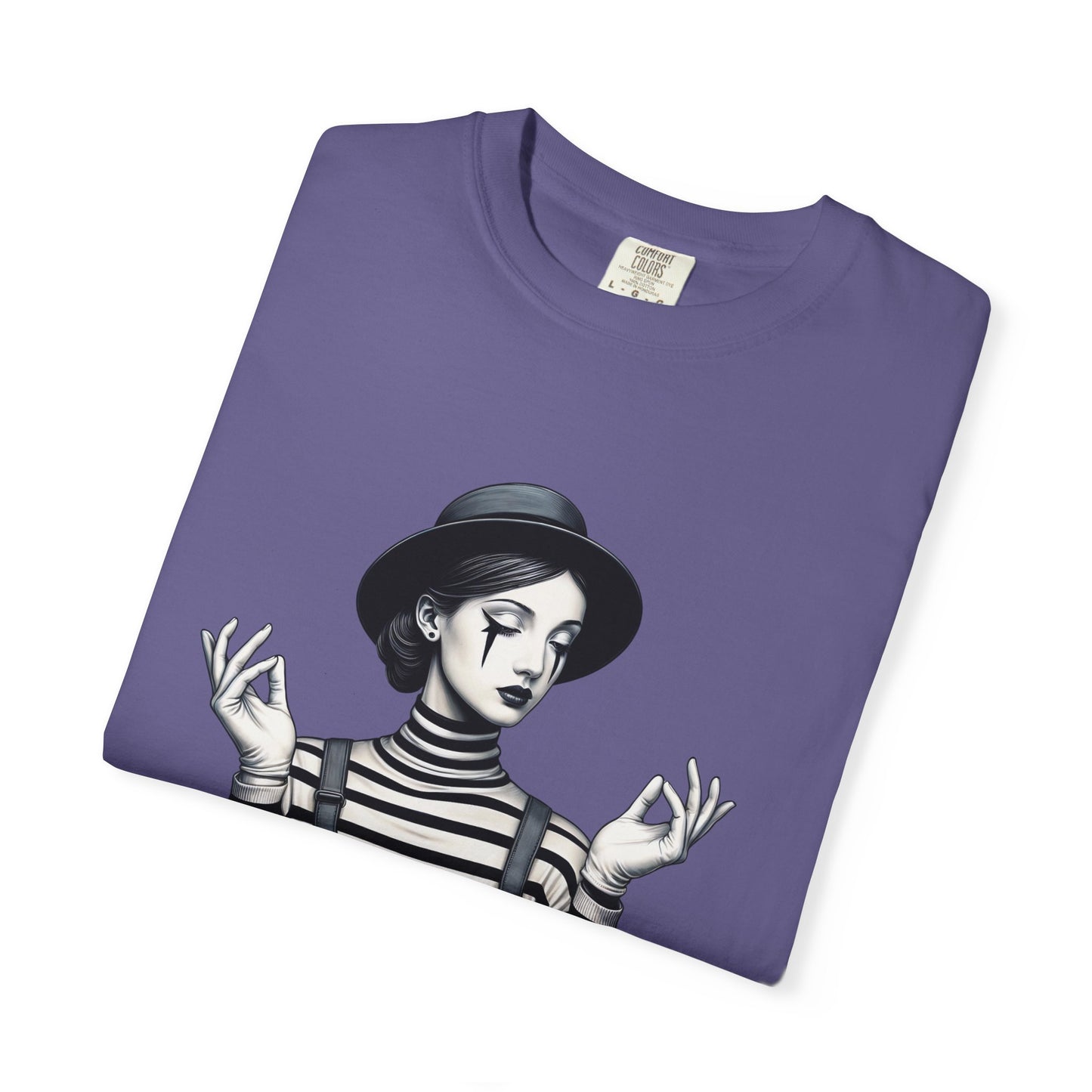 Gothic Striped Graphic Unisex T-Shirt, Edgy Casual Wear