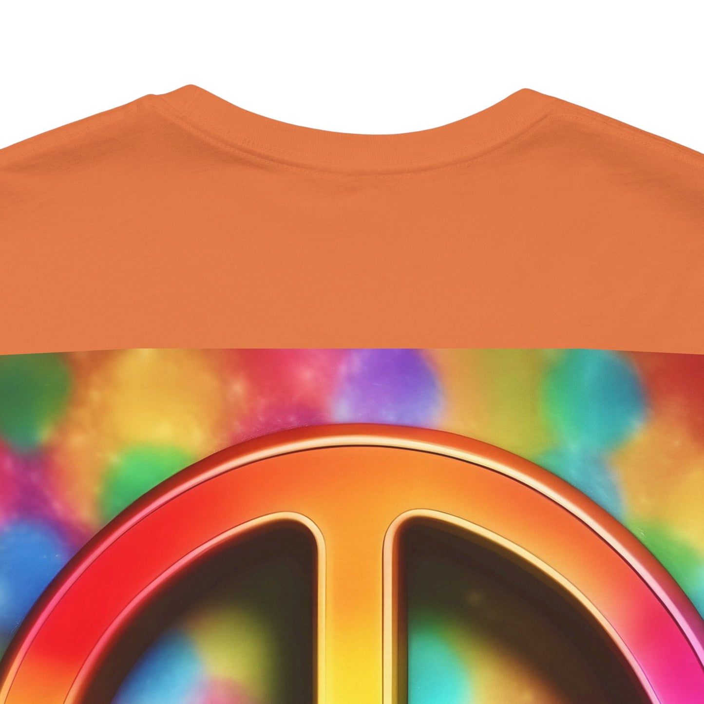 Peace Sign Tie-Dye Tee — Rainbow Hippie Peace Symbol T-Shirt