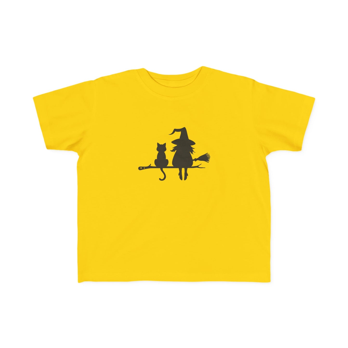 Toddler Witch and Cat Tee | Halloween T-Shirt, Kids Graphic Tee, Witch Shirt, Toddler Costume, Fall Apparel