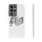 Musical Notes Phone Case — Black Treble Clef Music Staff Tough Case
