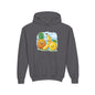 Kids Tropical Fruit Hoodie — Cute Pineapple, Banana & Orange Graphic Sweatshirt
