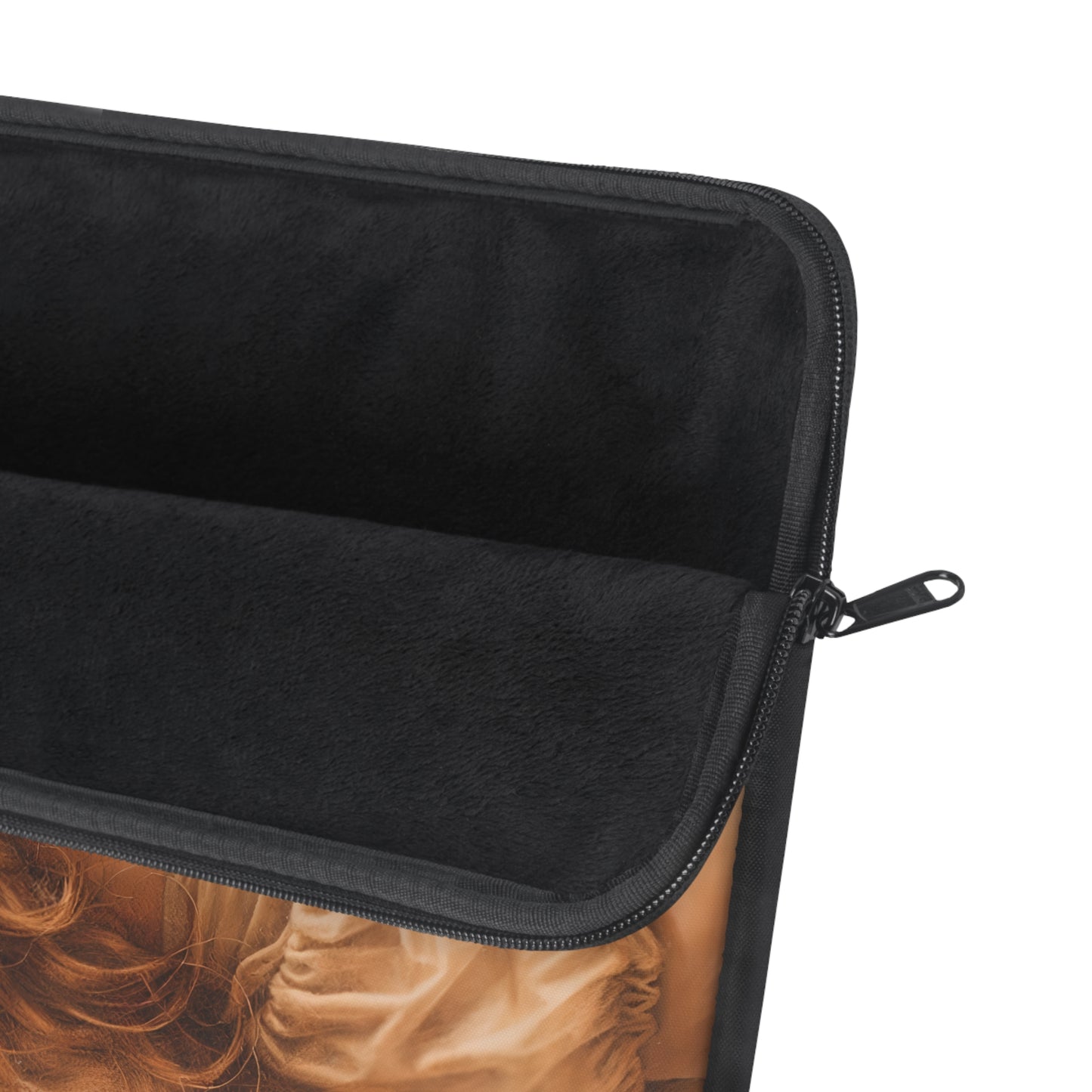 Vintage Floral Laptop Sleeve — Ethereal Sleeping Maiden Design